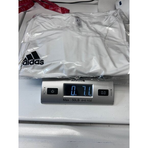Adidas Aeroready Mens White Sports Tee Size 2XL - Breathable & Lightweight - Picture 9 of 9